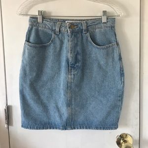 American Apparel Jean Skirt